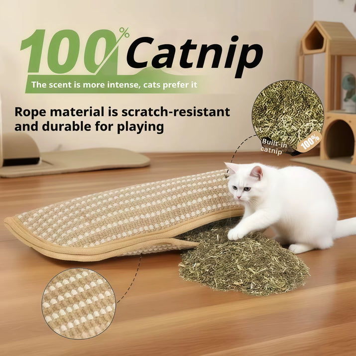 Cat Scratcher Interactive Toys for Cat Catnip Pillow Kitten Claw Grinder Scratching Post for Cats Chew Bite Toys Catnip Toy