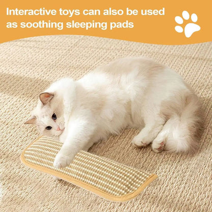 Cat Scratcher Interactive Toys for Cat Catnip Pillow Kitten Claw Grinder Scratching Post for Cats Chew Bite Toys Catnip Toy