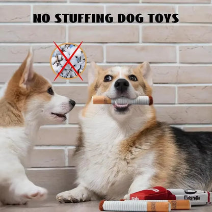 Dog Toy Funny Interactive Plush Dog Toys Creatives Cigarette Design Giggling Chewing Toys for Dog the Perfect Pet Gift for Plays